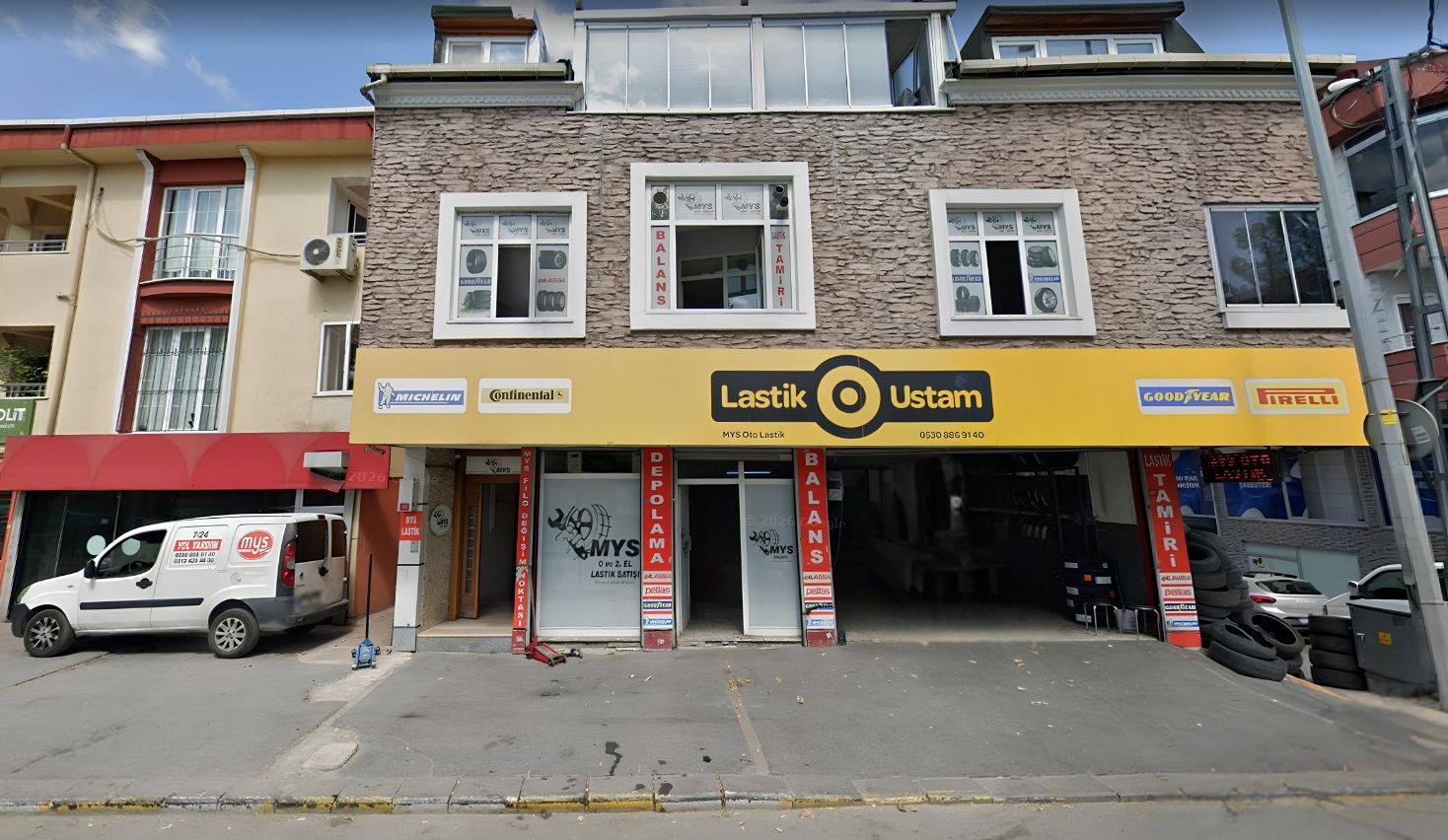 MYS Lastik Küçükçekmece Dükkan Servis Alanı